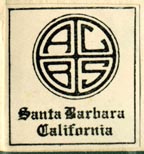 ACBS, Santa Barbara, California (23mm x 25mm)