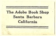 The Adobe Book Shop, Santa Barbara, California (32mm x 20mm). Courtesy of S. Loreck.
