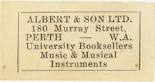 Albert & Son, Perth, Australia (37mm x 19mm). Courtesy of J.C. & P.C. Dast.