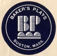 Baker's Plays, Boston, Massachusetts (31mm dia.). Courtesy of R. Behra.