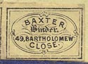 Baxter, Binder, London, England (18mm x 13mm, 19th c.)