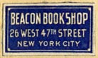 Beacon Book Shop, New York, NY (22mm x 13mm). Courtesy of R. Behra.