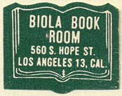 Biola Book Room, Los Angeles, California (28mm x 22mm). Courtesy of Donald Francis.