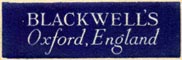 Blackwell's, Oxford, England (31mm x 10mm)