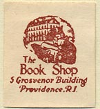 The Booke Shop, Providence, Rhode Island (22mm x 26mm). Courtesy of Donald Francis.