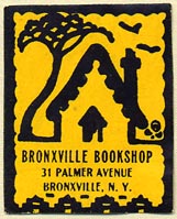 Bronxville Bookshop, Bronxville, New York (26mm x 32mm). Courtesy of Donald Francis.