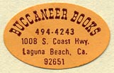 Buccaneer Books, Laguna Beach, California (25mm x 16mm). Courtesy of Donald Francis.