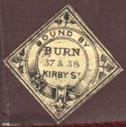 Burn & Co. (23mm x 23mm, ca.1860s)