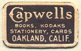 Capwell's, Oakland, California (25mm x 15mm). Courtesy of Donald Francis.