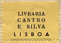 Livraria Castro e Silva, Lisbon, Portugal (34mm x 23mm, ca.1965?)