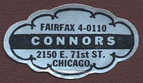 Connors, Chicago, Illinois (33mm x 19mm)