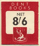 Dent Books - J.M. Dent and Sons, London, England (20mm x 23mm)