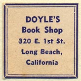 Doyle's Book Shop, Long Beach, California (26mm x 26mm)