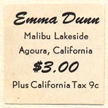 Emma Dunn, Agoura, California (25mm x 25mm)