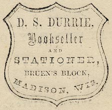 D.S. Durrie, Madison, Wisconsin