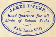 James Dwyer, Salt Lake City, Utah (31mm x 20mm, ca.1880s)