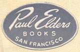 Paul Elder Books, San Francisco, California (26mm x 16mm, ca.1954). Courtesy of Ken Bosman.