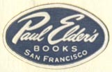 Paul Elder Books, San Francisco, California (25mm x 16mm, ca.1964). Courtesy of Robert Behra.