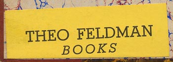 Theo Feldman Books, New York, NY (55mm x 18mm, ca.1940s-50s).