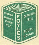 Foyles, London, England (23mm x 19mm, ca.1958).