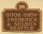 Frederick & Nelson Book Shop, Seattle, Washington (21mm x 17mm, ca.1924).