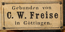 C.W. Freise [binder], Gottingen, Germany (ca.1855).