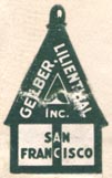 Gelber Lilienthal, Inc., San Francisco, Calif. (16mm x 27mm).