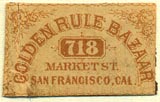 Golden Rule Bazaar, San Francisco, California (25mm x 16mm)