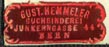 Gust. Hemmeler, Buchbinderei, Bern (17mm x 7mm, ca.1915)