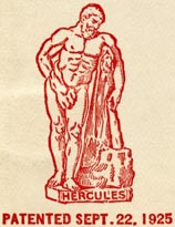 Hercules, a proprietary binding of the John C. Winston Co, Philadelphia, Pennsylvania (26mm x 34mm, ca.1926)