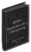 Hiller Bookbinding Co., Salt Lake City [Utah] (19mm x 33mm)