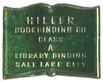 Hiller Bookbinding Co., Salt Lake City [Utah] (24mm x 18mm)