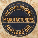 The Irwin Hodson Co, Manufacturers, Portland, Oregon (21mm dia.)