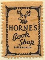 Horne's Book Shop, Pittsburgh, Pennsylvania (23mm x 32mm)