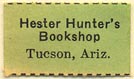 Hester Hunter's Bookshop, Tucson, Arizona (21mm x 12mm)