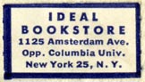 Ideal Bookstore, New York, NY (26mm x 14mm). Courtesy of Robert Behra.