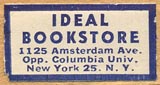 Ideal Bookstore, New York, NY (26mm x 13mm, ca.1948).