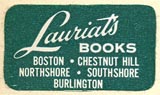 Lauriat's Books, Boston, Massachusetts (26mm x 14mm, ca.1968)