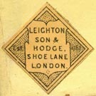 Leighton, Son & Hodge, London, England (22mm x 22mm)