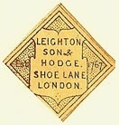 Leighton, Son & Hodge, London, England (22mm x 22mm)