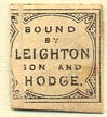 Leighton, Son & Hodge, London, England (14mm x 17mm, as is)