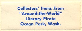 Literary Pirate, Ocean Park, Washington (44mm x 16mm)