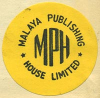 Malaya Publishing House, Ltd., Singapore (32mm dia., ca.1950)