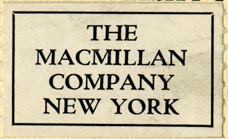 The Macmillan Company, New York (38mm x 24mm, after 1928)