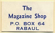The Magazine Shop, Rabaul, Papua New Guinea (31mm x 18mm)