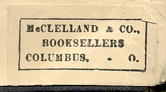 McClelland & Co., Booksellers, Columbus, Ohio