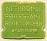 Methodist Protestant Book Concern, Baltimore, Maryland (15mm x 13mm)