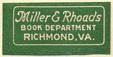 Miller & Rhoads [dept store], Richmond, Virgina (26mm x 13mm)