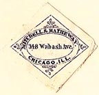 Mitchell & Hatheway, Chicago, Illinois (23mm x 23mm). Courtesy of S. Loreck.