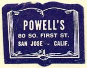Powell's, San Jose, California (28mm x 22mm). Courtesy of Donald Francis.